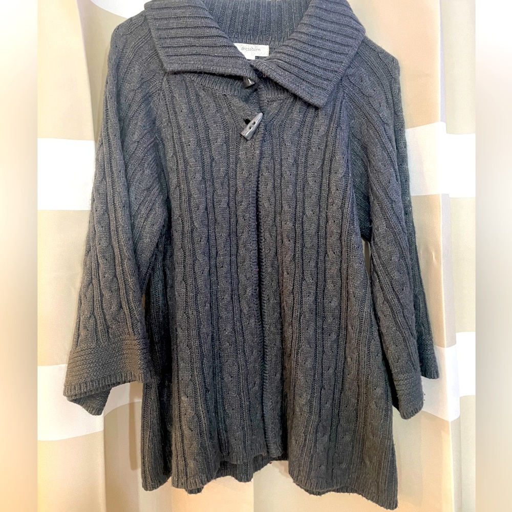 Dress Barn Grey Cardigan
